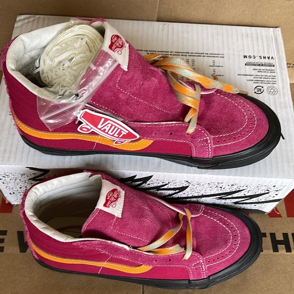 Vans Og Sk8-Hi Lx Heiry Suede Cerise/Apricot WMNS - Picture 3 of 16